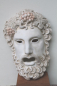 Preview: Weingott Dionysos Theatermaske, 33,5 cm groß, 24 cm breit, 2,2 kg