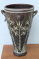 Preview: Minoische Vase handbemalt mit umlaufenden Schwertlilien, 16. Jahrh. v. Chr., 18,7 cm Höhe x 12,6 cm Breite, 0,7 kg Gewicht
