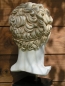 Preview: Hermes des Praxiteles, Kopfnachbildung 31 cm, 3,2 kg, schwarzer Marmorsockel