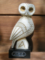 Preview: Owl Athena replica, black marble base, 13 cm, 0,4 kg