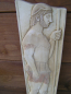 Preview: Aristion-Grabstele von Aristokles, 40 cm x 9 cm, 1,6 kg, zum Aufhängen