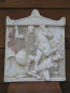 Preview: Dexileos Grabstele Relief 20 cm x 23 cm, 1,1 kg, mit Aufhängevorrichtung