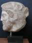 Preview: Herakles, röm. Herkules, Haupt/Büste 18 cm, 1 kg, schwarzer Marmorsockel