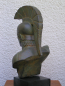Preview: Achilleus Achilles, Held vor Troja Büste 22 cm, 1,2 kg, schwarzer Marmorsockel