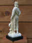 Preview: Asklepios-Statue, Heilgott,  23,5 cm, 0,8 kg, schwarzer Marmorsockel