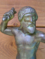 Preview: Zeus blitzeschleudernd aus Dodona, sog. Kerauneios,  Größe 29 cm, 20,8 cm Breite, 860 g