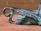 Preview: Oellampe in Form einer Sphinx, Bronze, 12 cm lang, 7 cm hoch, 450 g,