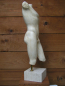 Preview: Athletentorso 48 cm,  4 kg, beiger Kunstmarmorsockel