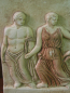 Preview: Apollon und Artemis-Relief, 10,7 cm hoch, 7,3 cm breit, 200 g, zum Aufhängen