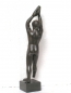 Preview: Diskuswerfer-Statuette 21 cm,  300 g, schwarzer Kunstmarmorsockel