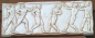 Preview: Jünglinge in der Palästra, Relief 8 x 20 cm, 0,3 kg mit Aufhängevorrichtung
