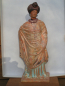 Preview: Tanagra-Statuette aus Boiotien mit Melonenfrisur, 24 cm hoch, 9,2 cm breit