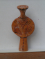 Preview: Phi Idol mykenisch, handbemalt, 9,6 cm hoch, 4,9 cm breit, Terrakotta
