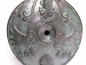 Preview: Oellampe aus Bronze mit Eulenmotiv, 11,7 cm lang, 7,6 cm breit, 5,5 cm hoch, 450 g Gewicht