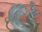 Preview: Greif Bronze, Fabelwesen Adler-Löwe, Größe 19 cm, Breite 12,1 cm, 0,9 kg Gewicht