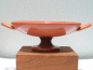 Preview: Gebrauchsfähige Trinkschale (Kylix), vollständig glasiert, Terrakotta, 28 cm Durchmesser