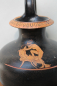Preview: Oinochoe, Weinkanne, erotisches Motiv, Antikensammlung Berlin, handbemalt, 15,6 cm Höhe, 11 cm Breite, 500 g Gewicht
