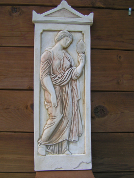 Pausimache grave stele Nationalmuseum Athen, Pausimache replica, 50 x 18 cm, 3,2 kg