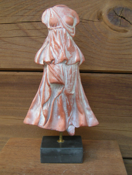 Nike idol in the form of a Tanagra, 18.5 cm, 200 g, Artificial marble base