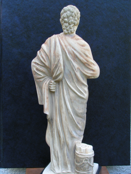 Sophocles statue replica, 31 cm, 1,6 kg, black marble base