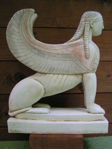 Sphinx von Naxos, 38 cm hoch, 29 cm lang, 9 cm breit, 7,8 kg