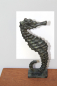 Preview: Seepferd aus Bronze, 12,6 cm hoch, 5,2 cm breit, 0,25 kg