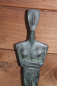 Kykladenidol schwanger als Statuette, Bronze, 36,8 cm, 1,3 kg
