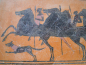 Preview: Fresco olympic riders replica greek, handpainted, 36 x 19 cm, 1 kg