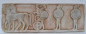 Quadriga mit Kriegern, Relief 27 cm x 9,3 cm, 0,8 kg, zum Aufhängen