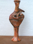 Preview: Mykenisches Idol mit Kleinkind, 13 cm, handbemalt, Terrakotta