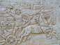 Preview: Achilleus Hector Troja, relief slab, Achilles replica, 41 x 31 cm, 2 kg