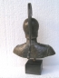 Leonidas, Führer der 300 Hopliten, Büste 26 cm, 1,6 kg, schwarzer Marmorsockel