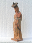 Preview: Tanagra-Statuette aus Boiotien mit Tholia, handbemalt, 17 cm, 0,2 kg, Terrakotta