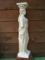 Preview: Karyatide vom Erechtheion, Statue 52 cm, 3,6 kg, beiger Marmorsockel