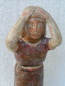 Preview: Tanagra-Statuette aus Boiotien, Wehklagende, Grabbeigabe, 17 cm, Terrakotta