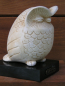 Preview: Owl Athena replica, 12 cm, 1 kg, black marble base