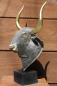 Preview: Stierkopf-Rhyton aus dem Knossos-Palast in Kreta, 27,4 cm, Breite 14,5 cm, 0,51 kg Gewicht, schwarzer Kunstmarmorsockel - Kopie