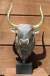 Preview: Stierkopf-Rhyton aus dem Knossos-Palast in Kreta, 27,4 cm, Breite 14,5 cm, 0,51 kg Gewicht, schwarzer Kunstmarmorsockel - Kopie