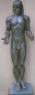 Apollon-Statue 53 cm,  4,0 kg, schwarzer Kunstmarmorsockel