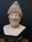 Preview: Odysseus von Ithaka, Büste 21 cm, 1 kg, schwarzer Marmorsockel