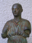 Mobile Preview: Wagenlenker von Delphi-Statue, 34 cm, 1,5 kg, schwarzer Marmorsockel