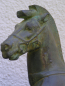 Preview: Horse of Olympia replica, museum replica, bronze horse, 24 cm, 2 kg, black marble base