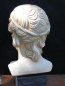 Antinoos, Geliebter Kaiser Hadrians, Bueste 21 cm, 1,2 kg, schwarzer Marmorsockel