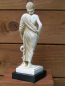 Mobile Preview: Asklepios-Statue, Heilgott,  23,5 cm, 0,8 kg, schwarzer Marmorsockel