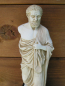 Preview: Hippokrates von Kos-Statue, berühmter Arzt, 26 cm, 0,9kg, schwarzer Marmorsockel
