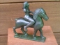 Mobile Preview: Horse with Rider, bronze, Dioskuren, Zeus Dodonaios, Dodona museum replica, 14 cm, 0,8 kg