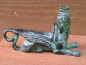 Preview: Oillamp as Sphinx bronze, Museum Olympia replica, 12 cm length, 7 cm high, 450 g