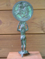 Preview: Hand mirror antique bronze erotic motif, 27 cm, 850 g