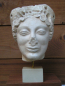 Preview: Kore von Akropolis, Haupt 22 cm, 1,2 kg, schwarzer Kunstmarmorsockel