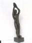 Mobile Preview: Diskuswerfer-Statuette 21 cm,  300 g, schwarzer Kunstmarmorsockel
